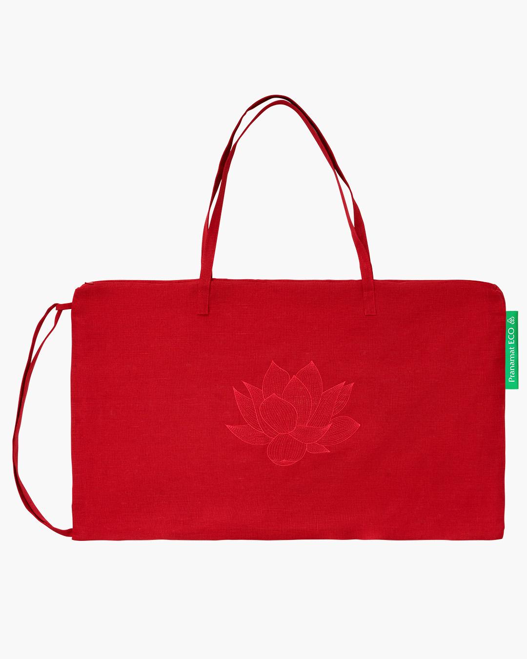 Komplet za masažu: prostirka + jastuk + mini + vreća (Tamno crvena)